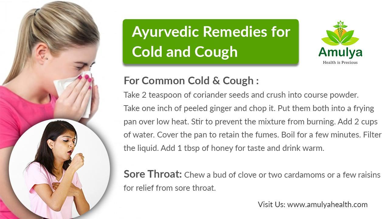 Ayurvedic Home Remedies For Cold And Cough